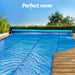 Pool Cover 11x6.2m 400 Micron Silver Swimming Solar Blanket