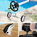 Pool Cover Roller 6.55m Adjustable Swimming Solar Blanket