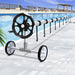 Pool Cover Roller 6.55m Adjustable Swimming Solar Blanket