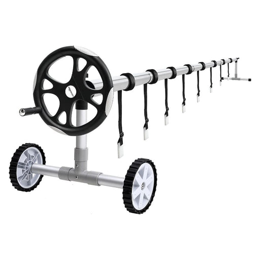 Pool Cover Roller 6.55m Adjustable Swimming Solar Blanket