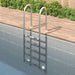Pool Ladder 54x38x211 Cm 304 Stainless Steel Ktalb