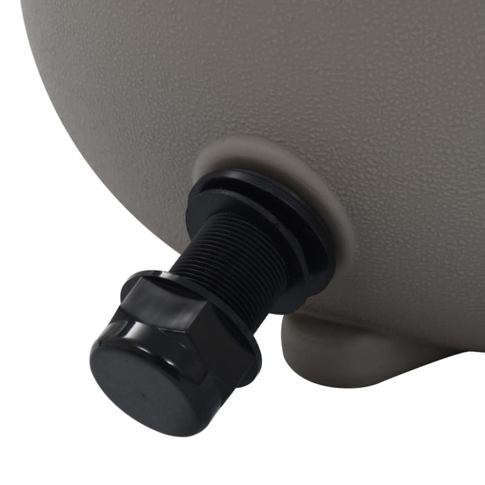 Pool Sand Filter with 4 Position Valve Grey 350 Mm Koixp