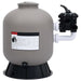 Pool Sand Filter with Side Mount 6-way Valve Grey Totkkb