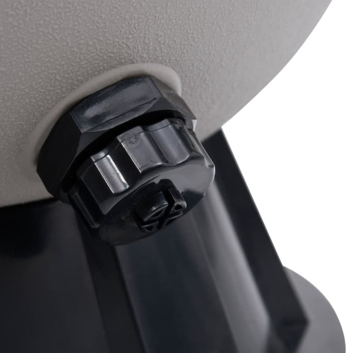 Pool Sand Filter with Side Mount 6-way Valve Grey Totkkb