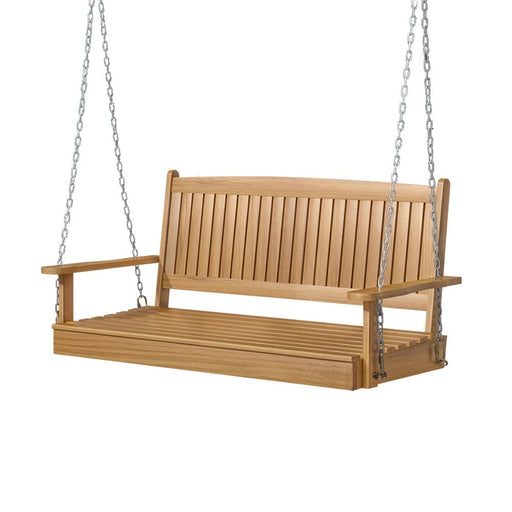 Porch Swing Chair With Chain Outdoor Furniture Wooden Bench