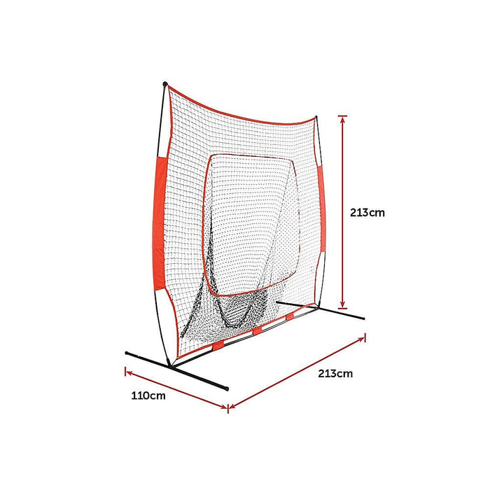 Portable Baseball Training Net Stand Softball Practice