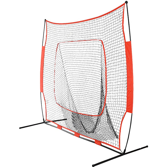 Portable Baseball Training Net Stand Softball Practice