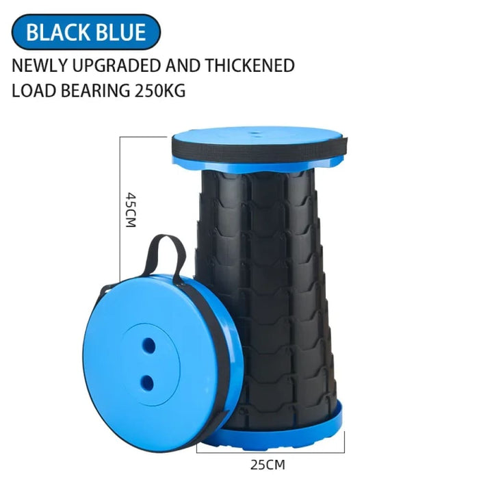 Portable Blue Plastic Folding Chair for Kitchen or Living