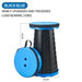 Portable Blue Plastic Folding Chair for Kitchen or Living