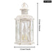 Portable Candle Holder Lantern for Tabletop Home Decor