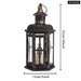 Portable Candle Holder Lantern for Tabletop Home Decor