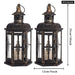 Portable Candle Holder Lantern for Tabletop Home Decor