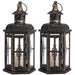 Portable Candle Holder Lantern for Tabletop Home Decor