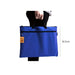 Portable Canvas Zipper File Double Simple Storage Bag