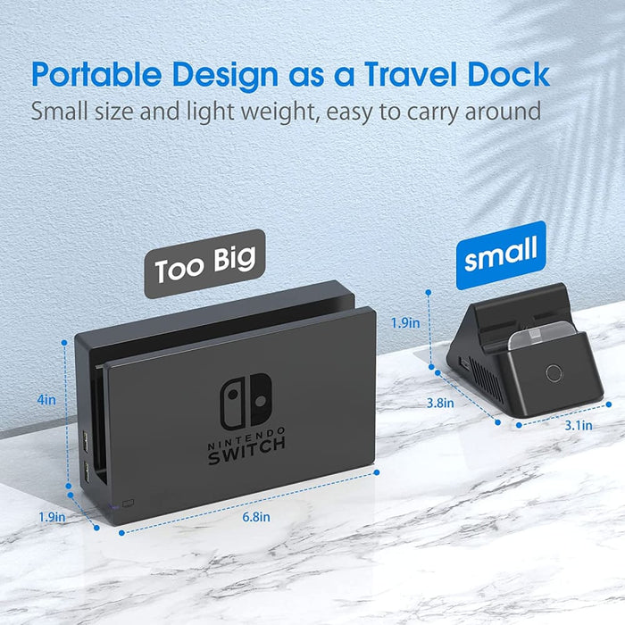 Portable Charging Station for Nintendo Switch Oled Charger