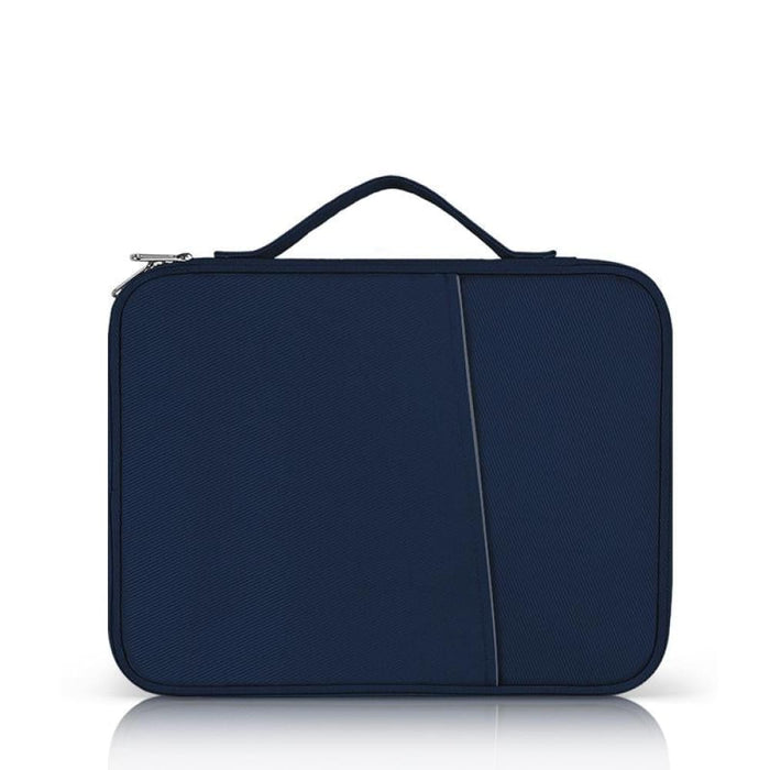 Portable Cloth Texture Leather Bag For 9.7-11 Inch Laptop