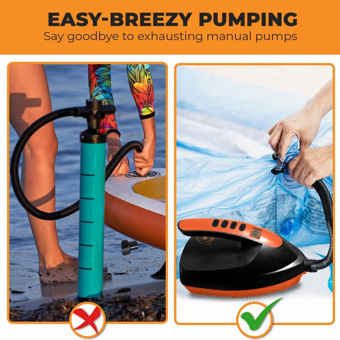 Portable Electric Air Pump 12v for Inflatable Paddle Boards