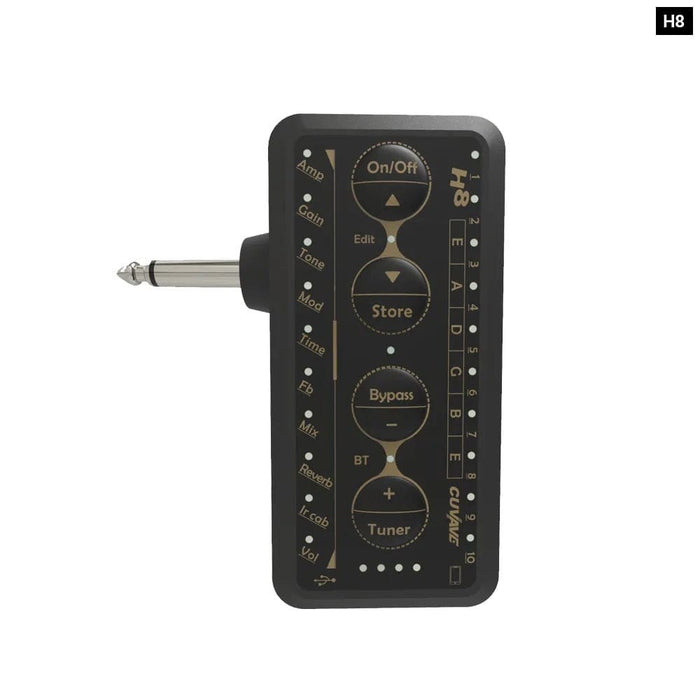 Portable Electric Guitar Amplifier H8 Mini Headphone Amp