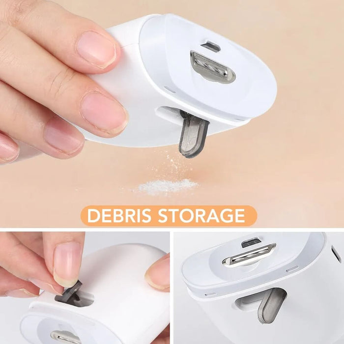 Portable Electric Nail Clipper with Led Light