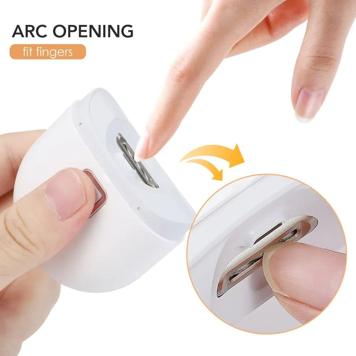 Portable Electric Nail Clipper with Led Light