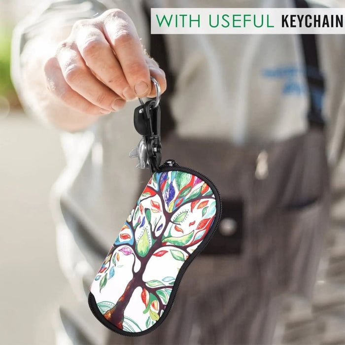 1pc Portable Eyewear Cases Cover Sunglasses Soft Case