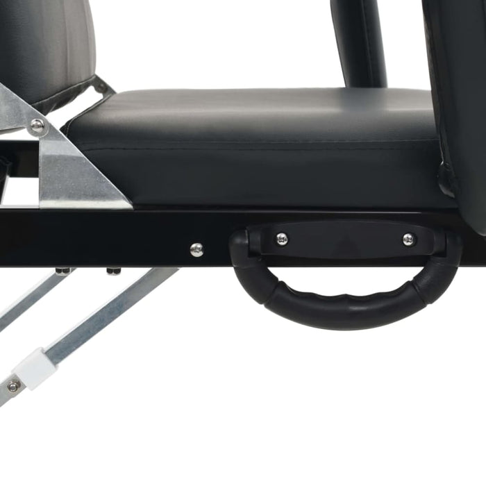 Portable Facial Treatment Chair Faux Leather 185x78x76 Cm