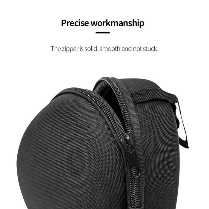 Portable Fishing Reel Bag Black 15.5cm Waterproof Eva Case