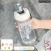 Portable Fitness Water Bottle with Straw