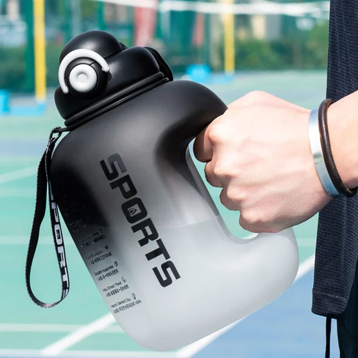 Portable Fitness Water Bottle with Straw