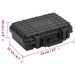 Portable Flight Case Black 33x22x10 Cm Pp Poikt