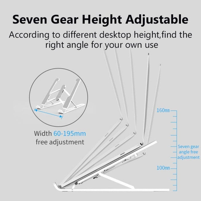 Portable Foldable Cooling Pad Laptop Stand for Macbook Pro