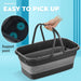 Portable Foldable Wash Mop Clean Bucket for Tourism