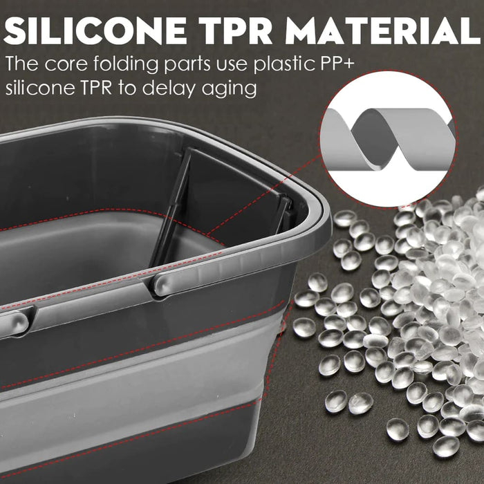 Portable Foldable Wash Mop Clean Bucket for Tourism