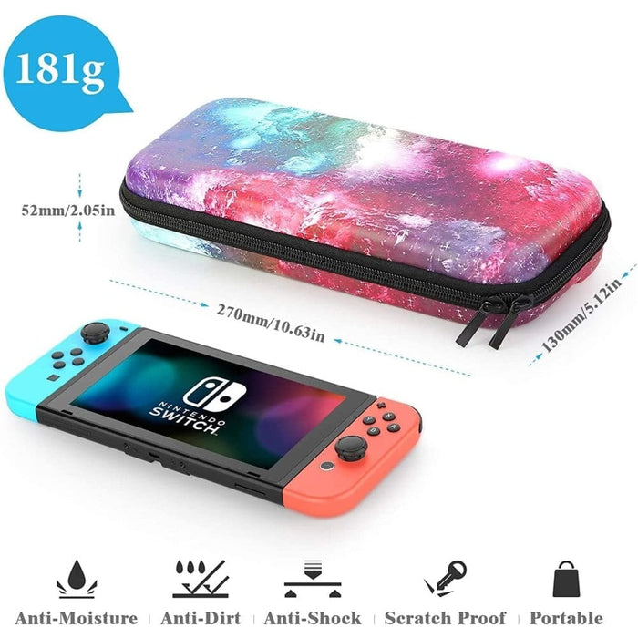 Portable Pu Gradient Carrying Case For Nintendo Switch Oled