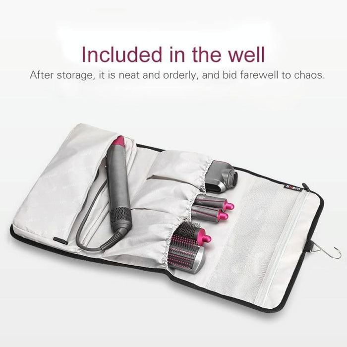 Portable Hanging Nylon Storage Bag For Dyson Hair Curler