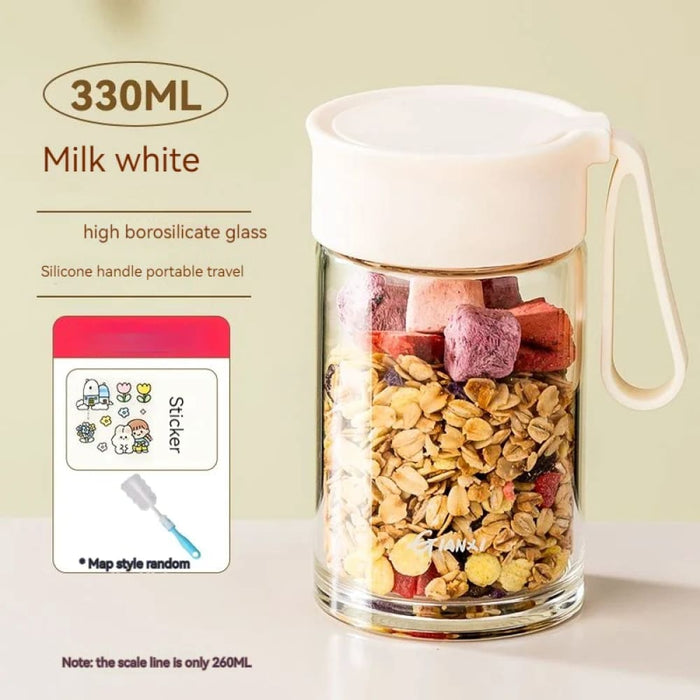 Portable High Borosilicate Milk Cup