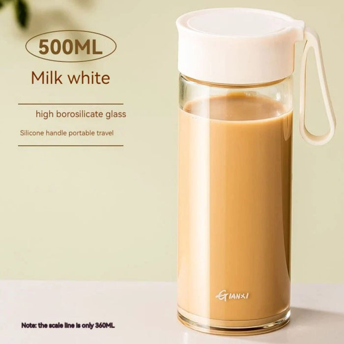 Portable High Borosilicate Milk Cup