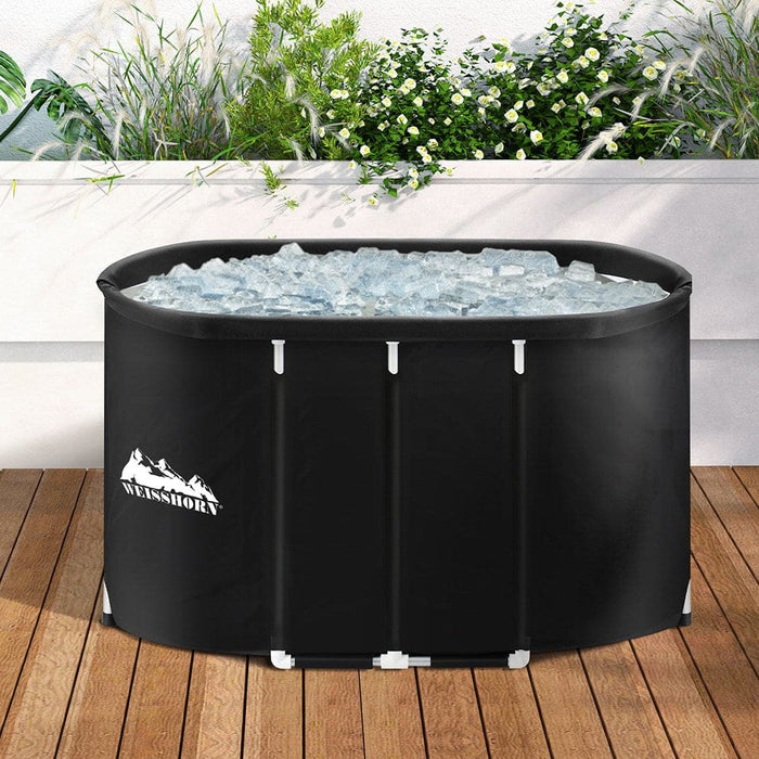 Portable Ice Bath Tub 120x70x70cm Inflatable Cold Water