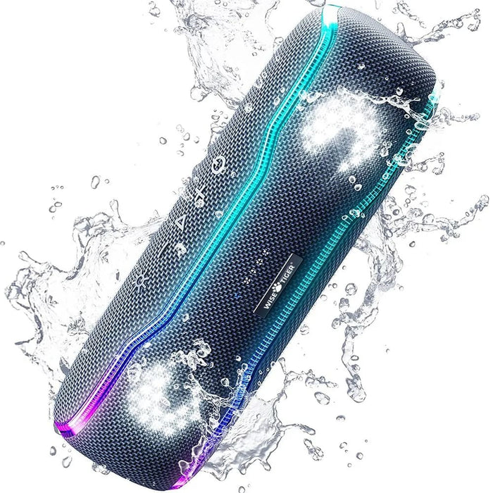 Portable Ipx7 Waterproof Speaker 25w Stereo with Colourful