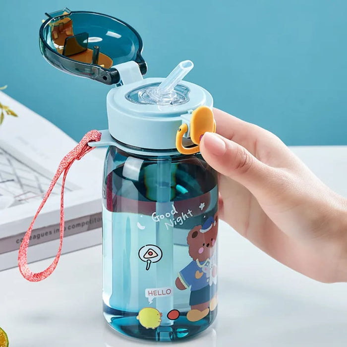 Portable Leak Proof Kids Straw Cups