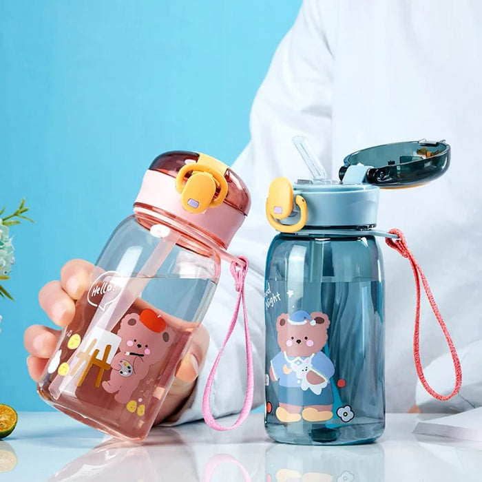 Portable Leak Proof Kids Straw Cups