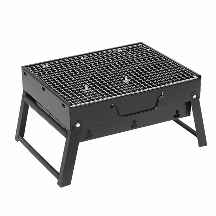 Portable Mini Folding Thick Box-type Charcoal Grill For