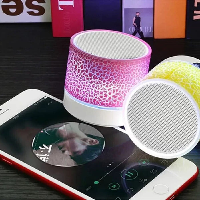 Portable Mini Wireless Handsfree Colourful Led Bluetooth