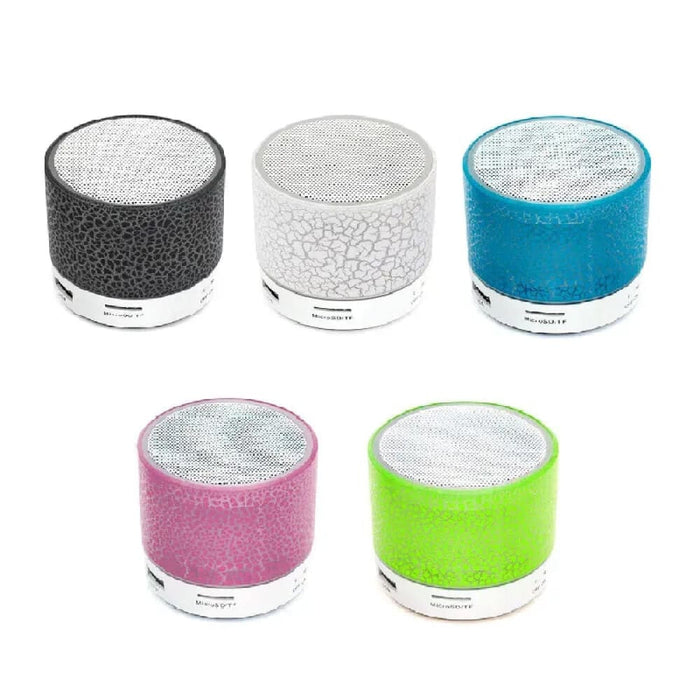 Portable Mini Wireless Handsfree Colourful Led Bluetooth