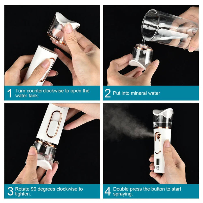 Portable Nano Facial Sprayer for Hydrated Skin