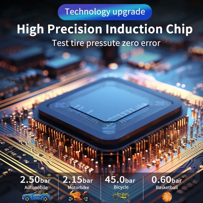 Portable Rechargeable Tire Inflator for Cars Bikes