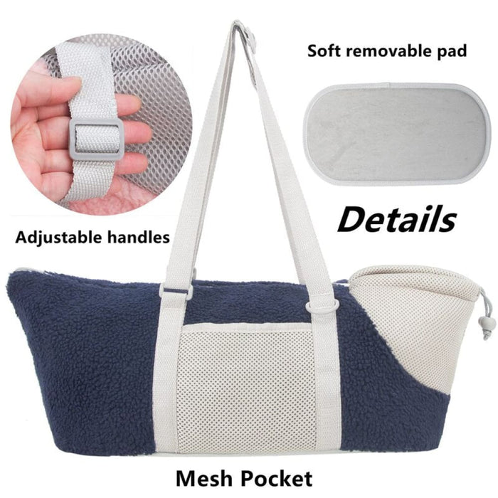 Portable Removable Soft Pad Pet Carrier Bag with Adjustable