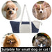 Portable Removable Soft Pad Pet Carrier Bag with Adjustable