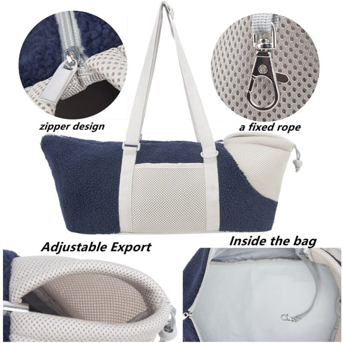 Portable Removable Soft Pad Pet Carrier Bag with Adjustable