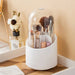 Portable Rotating Makeup Brush Storage Box Multifunctional